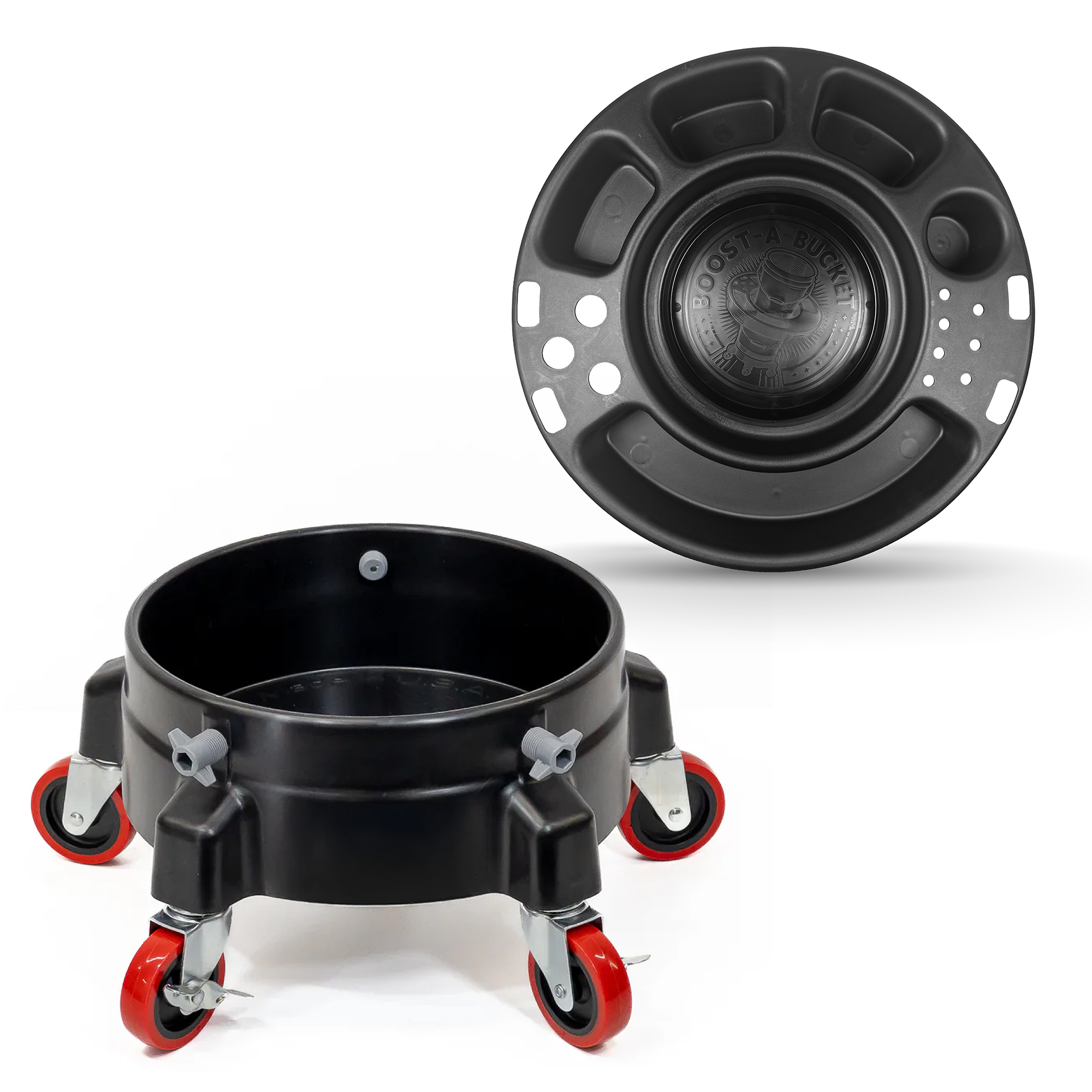 Boost-A-Bucket and Grit Guard Dolly Combo